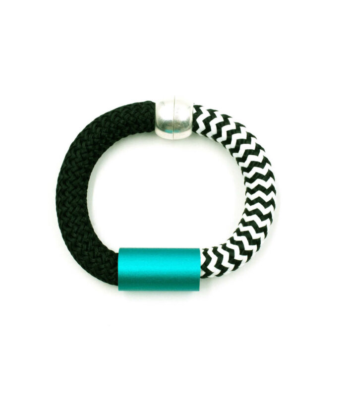 Christina Brampti, bracelet Calista, vert et noir