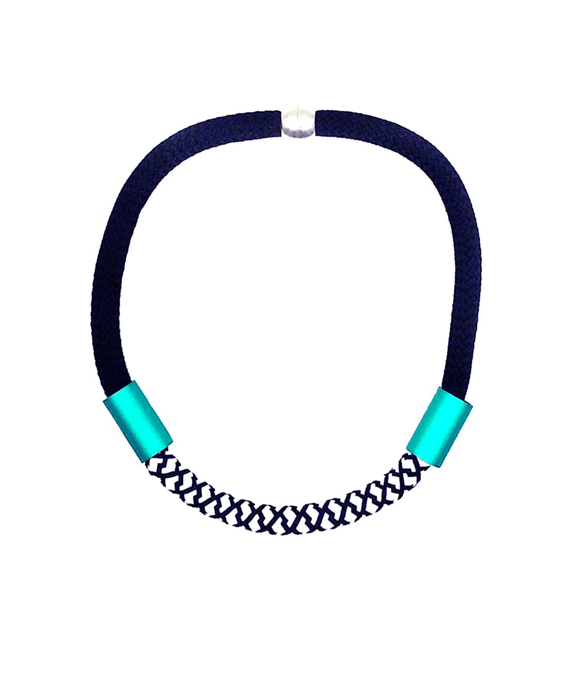 Aventurine, bijoux de créateur, bijoux originaux, bijoux colorés, collier Christina noir et vert de Christina Brampti