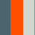 Grey-Orange-Silver