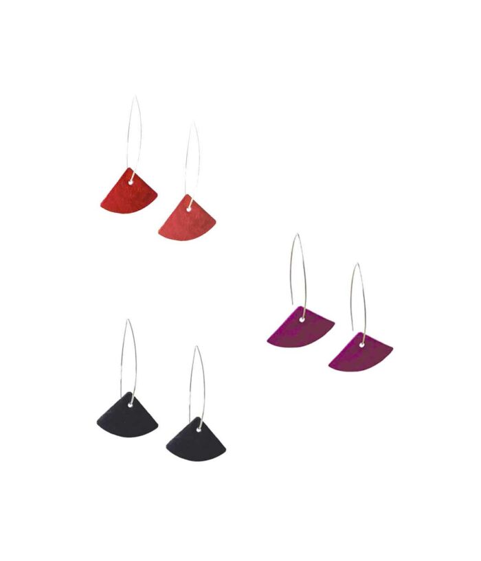 Aventurine, bijoux de créateur, bijoux originaux, bijoux colorés, boucles d'oreilles Odessa de Oana Millet