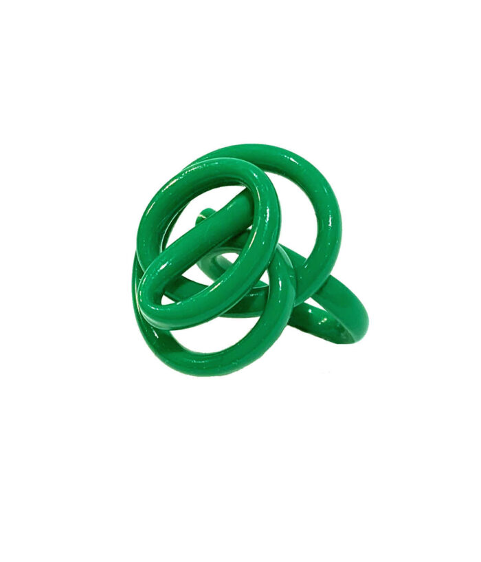 Samuel Coraux, bague verte, ajustable