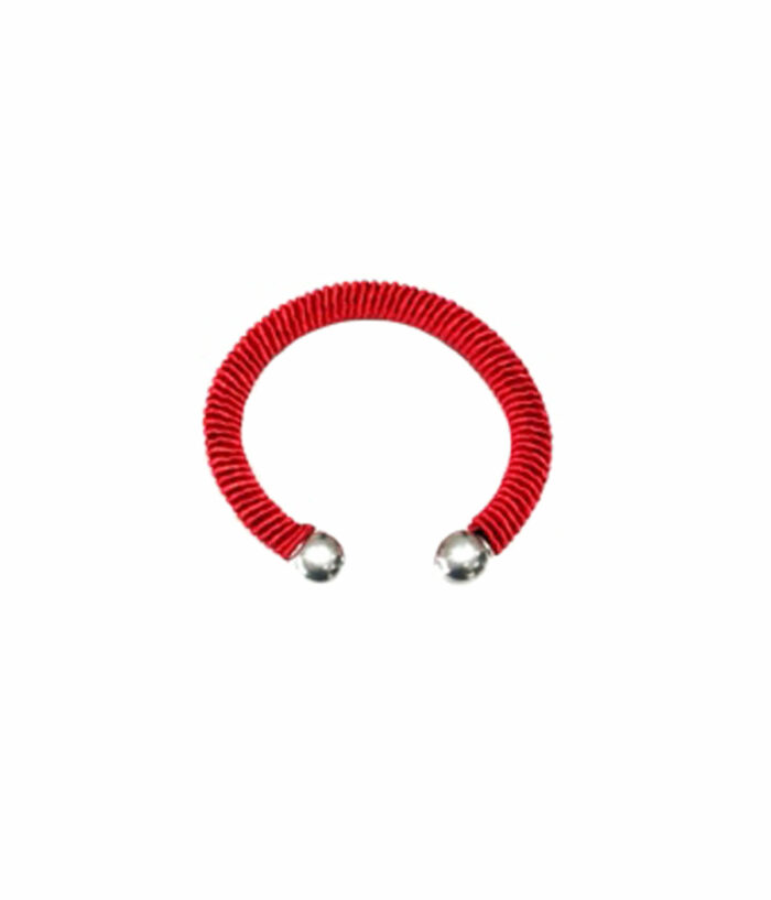 Aventurine, bijoux de créateur, bijoux originaux, bijoux colorés, bracelet Cali rouge de Christina Brampti