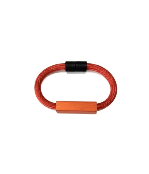 Aventurine, bijoux de créateur, bijoux originaux, bijoux colorés, bracelet Graphik orange de Christina Brampti.
