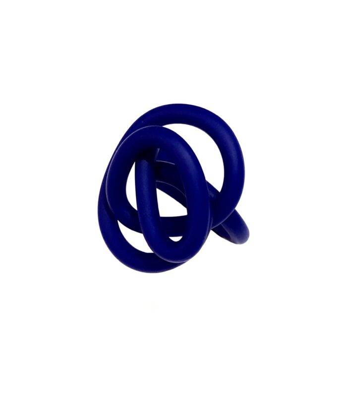Aventurine, bijoux de créateur, bijoux originaux, bijoux colorés, bague Scarlet bleue foncée de Samuel Coraux