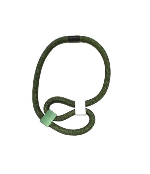 Aventurine, bijoux de créateur, bijoux originaux, bijoux colorés, collier Clea vert de Christina Brampti