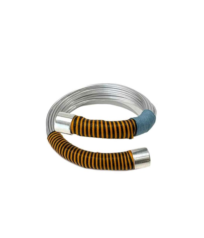 Aventurine, bijoux de créateur, bijoux originaux, bijoux colorés, bracelet Camille, argent bleu de Christina Brampti