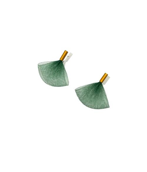 Aventurine, bijoux de créateur, bijoux originaux, bijoux colorés, bracelet CLEA - vert foncé- de Christina Brampti