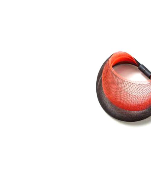 Aventurine, bijoux de créateur, bijoux originaux, bijoux colorés, bracelet CLEA, rouge et noir de Christina Brampti