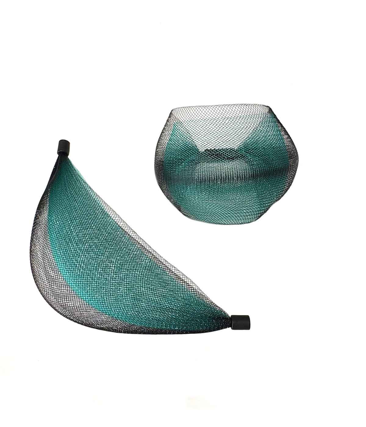 Aventurine, bijoux de créateur, bijoux originaux, bijoux colorés, bracelet CLEA, vert canard et noir de Christina Brampti