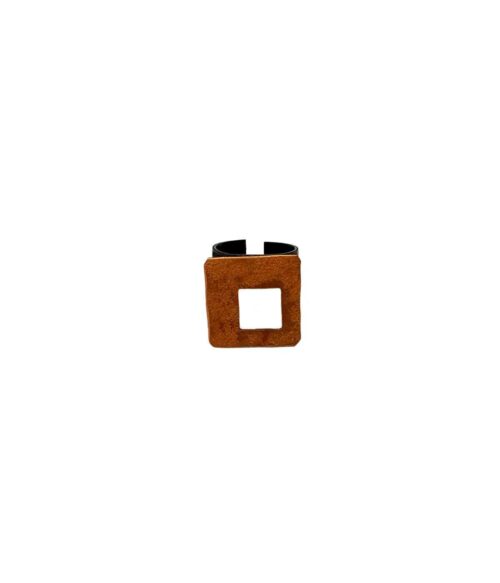 Aventurine, bijoux de créateur, bijoux originaux, bijoux colorés, bague Oriane, orange de Oana Millet
